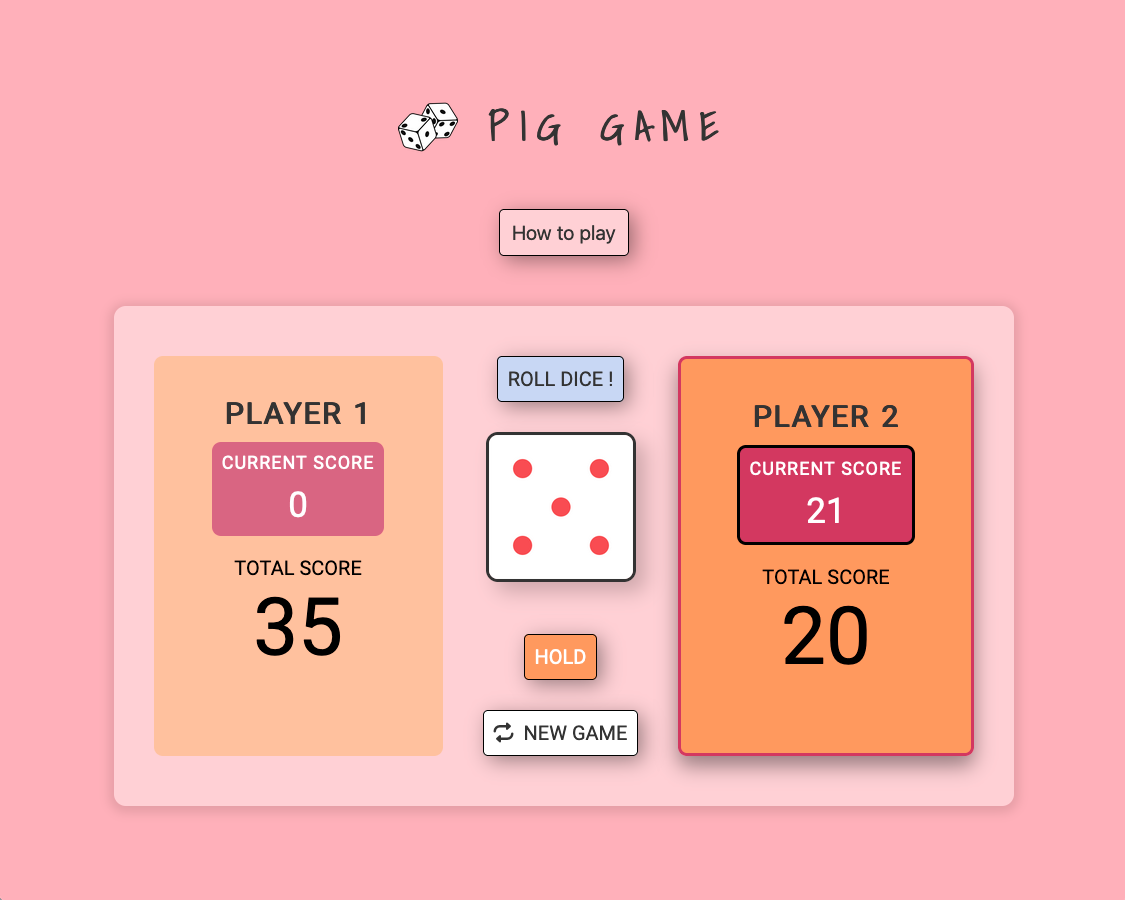 The Pig Game