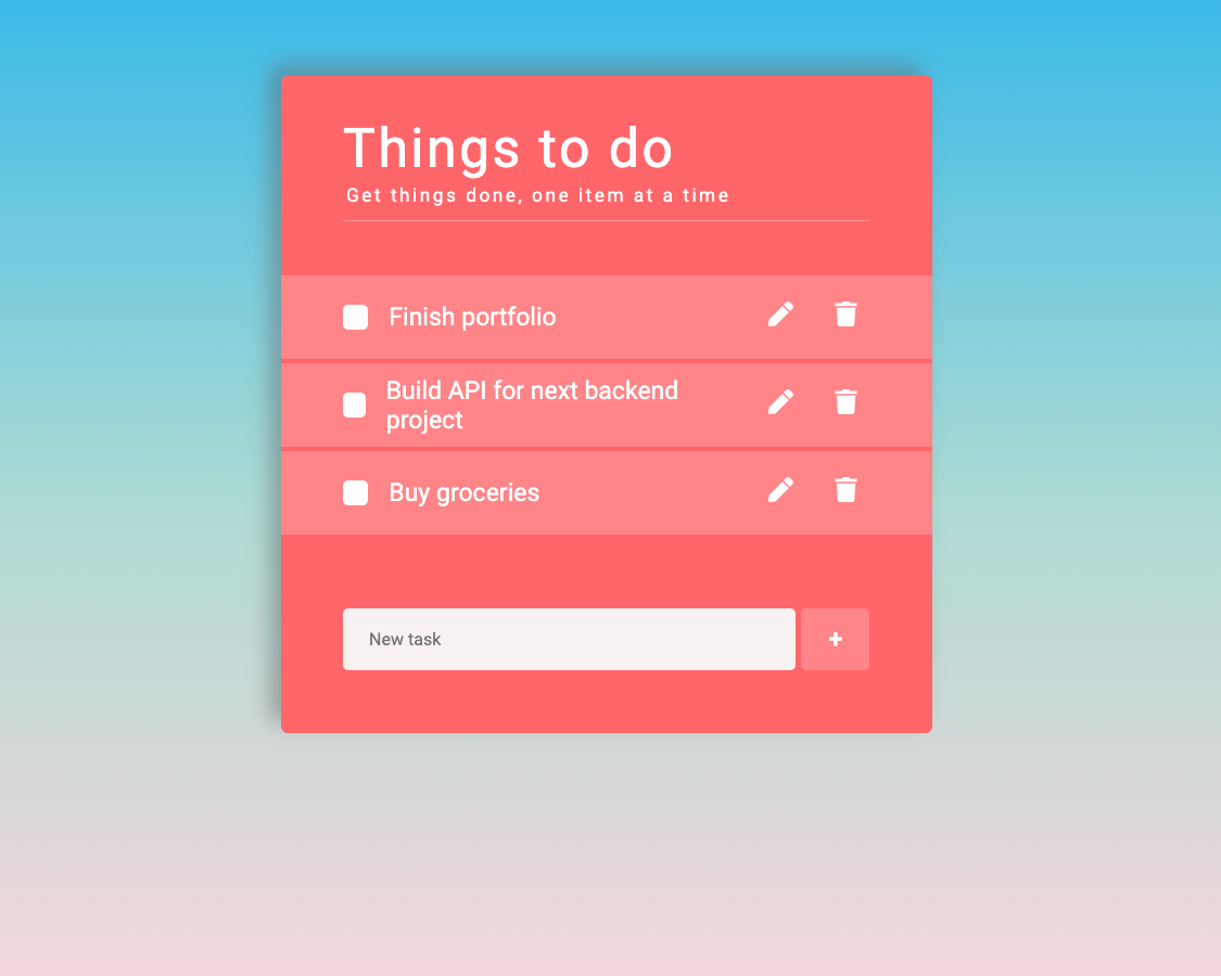 To-do app